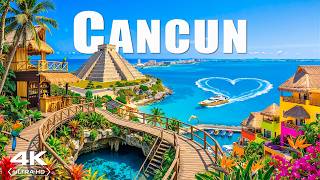 Cancun 🇲🇽 4K Drone Footage | Caribbean Coast, Hidden Beaches & Mexican Paradise