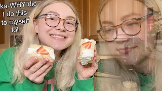 Making Those Japanese Strawberry Sandwiches + My Own Milk Bread by Ellie Dee 18,881 views 3 years ago 12 minutes, 48 seconds