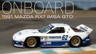 Onboard 1991 Mazda RX7 IMSA GTO fourrotor at Rolex Monterey Motorsports Reunion | Road & Track