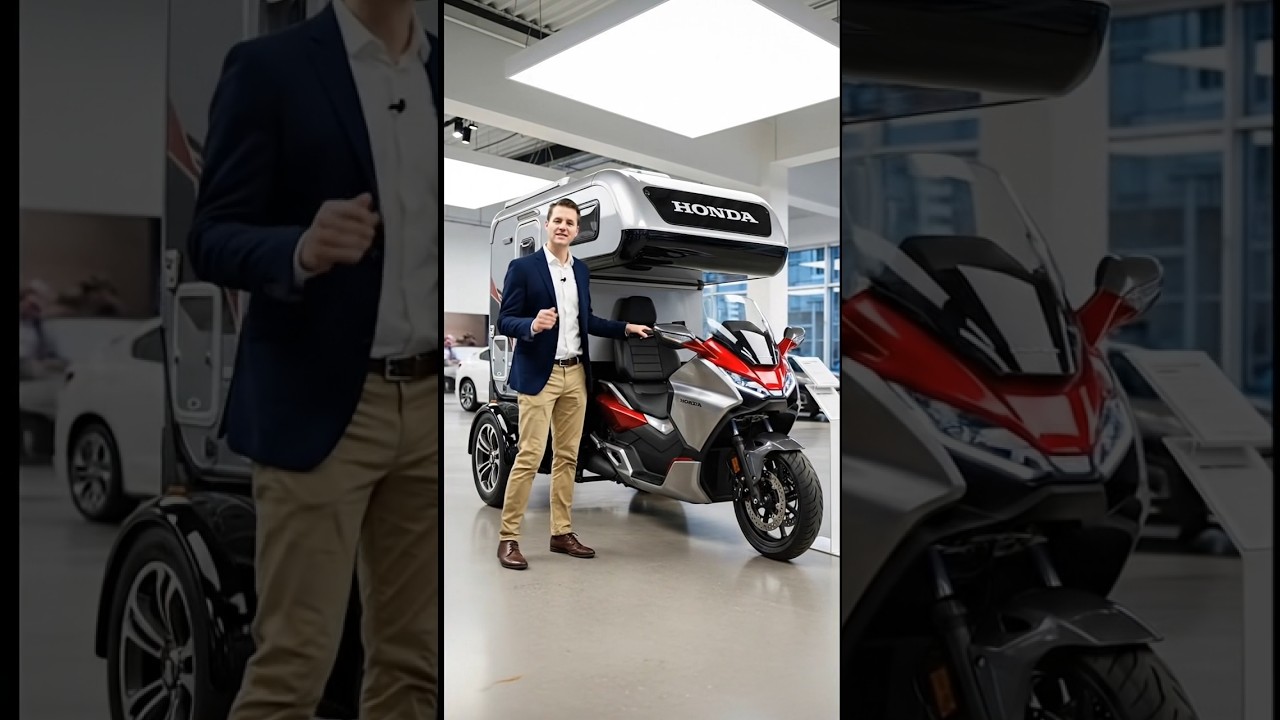 Трехколесный кемпер Honda 2026 года | Идеальный туристический трехколесный мотоцикл с возможность...