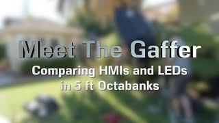 Meet the Gaffer #246: Comparing HMIs and LEDs in 5 foot Octabanks