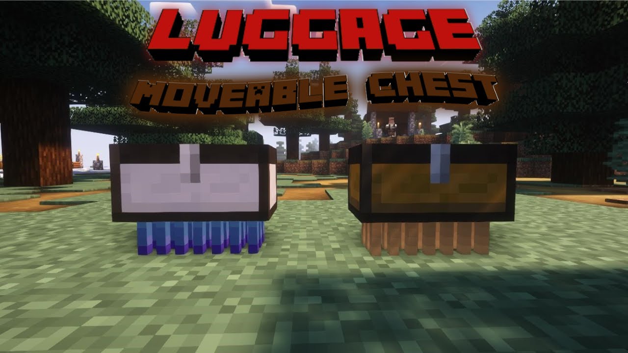 Minecraft Luggage Mod ShowcaseBest Transportation Mod For Minecraft 1.