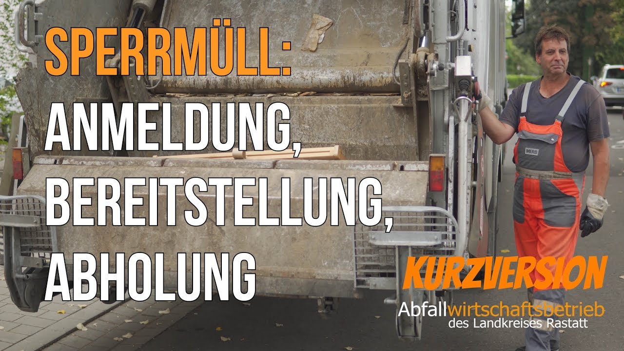 Sperrmull Anmelden Erkelenz