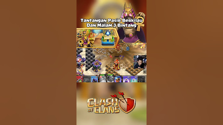 Tantangan Pasir Berkilau Dan Malam 3 Bintang - Clash of Clans #shorts