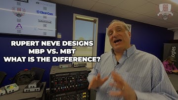 Master Buss Processor vs Master Bus Transformer - Rupert Neve Designs - Explain the Difference