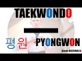 Taekwondo  poomsae pyongwon  competition avec alexis mehrmann