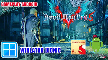 Winlator Bionic | Devil May Cry 5 Gameplay Android Snapdragon 8 gen 3 Red Magic 9s Pro