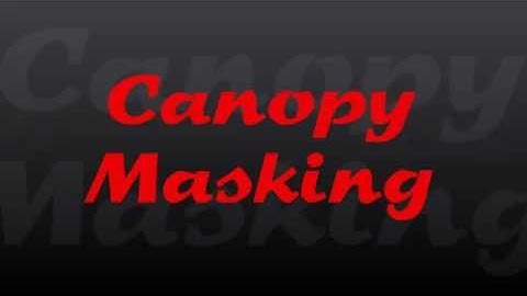 How to Mask Model Canopies