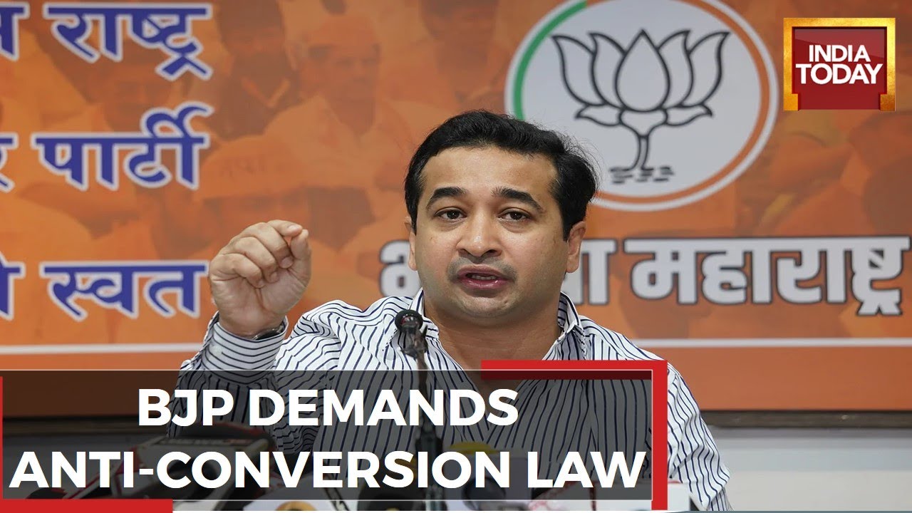 BJP MLA Nitish Rane Demands Anti-Conversion Law To Protect Hindu Women | Maharashtra News