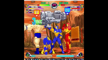 🔥 Iron Man Going Nuts – Marvel vs. Capcom 2 | Infinite Combos. Full Beams. Pure Disrespect. 🔥💀y