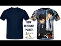 How to put images on T Shirts , Photoshop tutorials