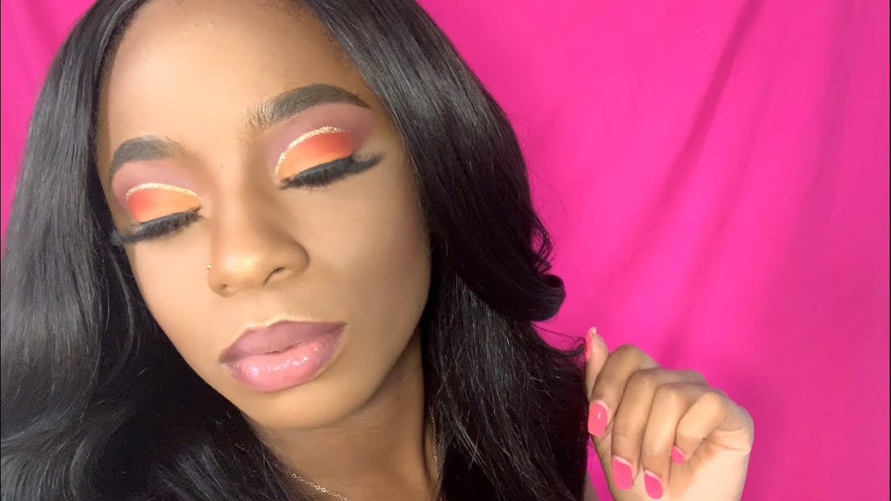 Easy Sunset Cut Crease Makeup Tutorial!☀️