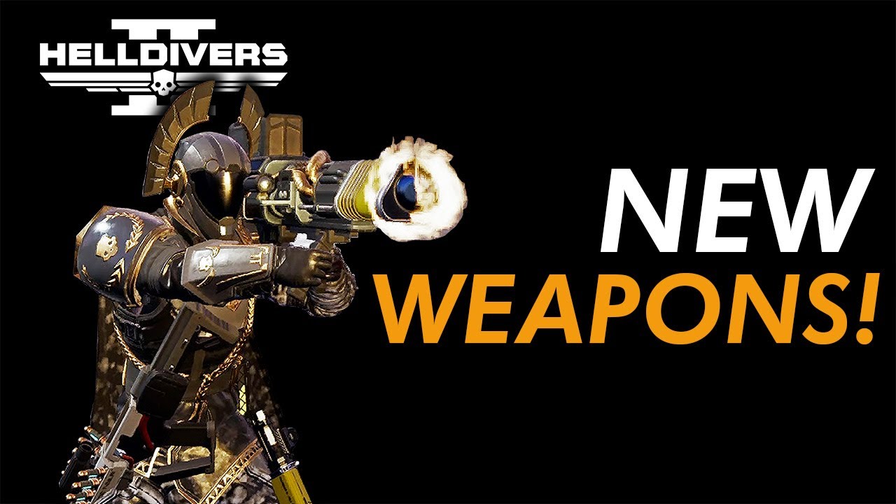 Helldivers 2 - NEW WEAPONS!! - YouTube
