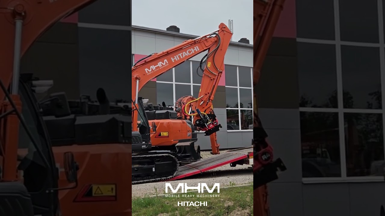 Mobile Heavy Machinery (MHM) Hitachi ilgalaikė nuoma