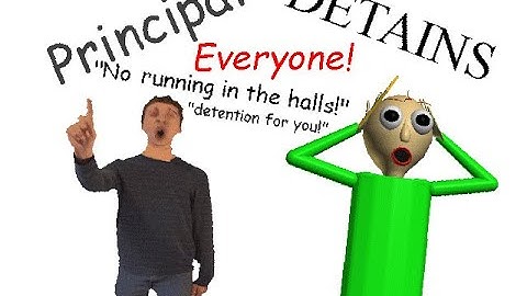 Forever Detention! | Principal Detains Everyone! [Baldi
