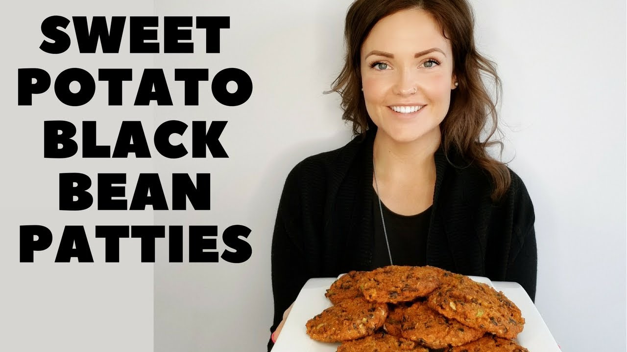 How to Make Sweet Potato Black Bean Patties YouTube