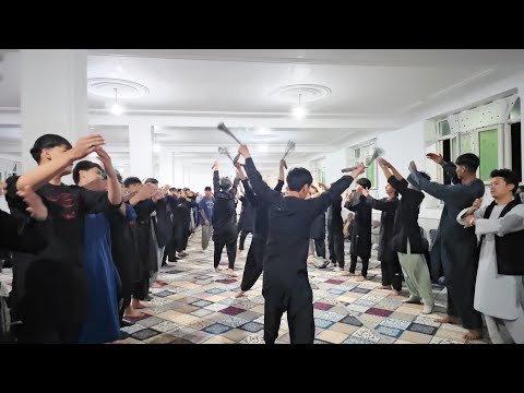 دسته سینه‌زنی شب تاسوعا در سنگجوی لومان | محرم ۱۴۰۵ هه ش