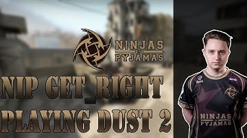 NIP GeT_RiGhT playing CS:GO Faceit on dust 2 (twitch stream)