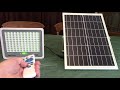 BRIGHTEST 200 Watt Outdoor Solar Flood Light FeelRight Brand Dusk to Dawn with Remote Control REVIEW