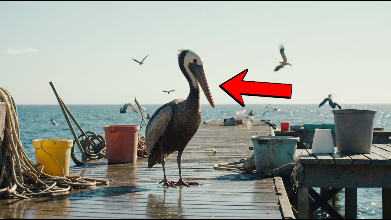 Pelican Patrolled the Fish Dock, and the Buckets Stayed Closed