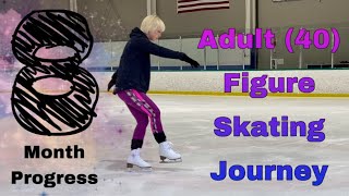 Adult (40) Figure Skating Journey - 8 Month Progress