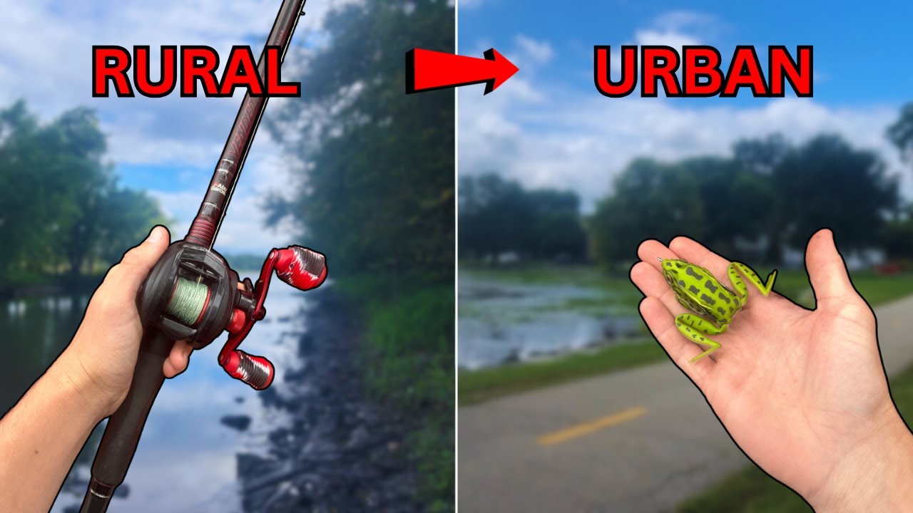 Rural Vs. Urban BASS FISHING!