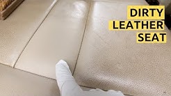 How To Clean Actual Dirty Leather Car Seats 