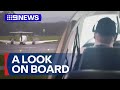 A look on board aircraft that made emergency landing in NSW | 9 News Australia