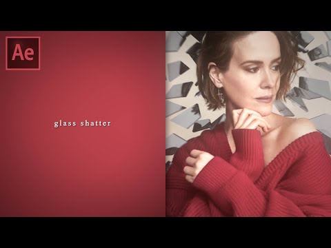 ae tutorial // glass shatter
