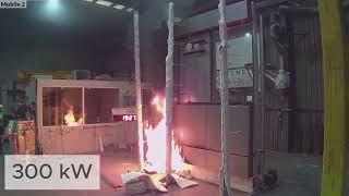 ACP-FR70 - Horizontal fire spread testing (Test 3)
