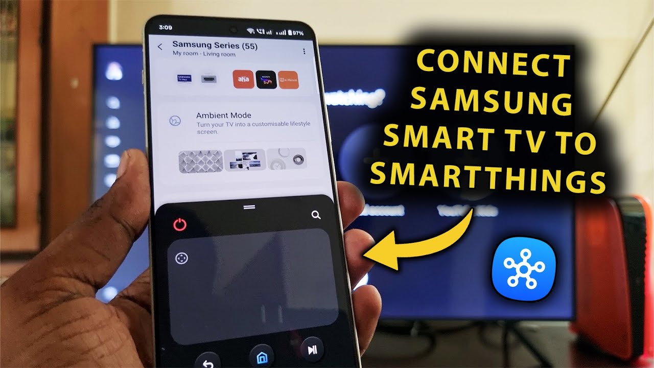 How To Connect Samsung Smart TV To SmartThings Mobile App | Control TV Without Physical Remote How To Connect Samsung Smart TV To SmartThings Mobile App | Control TV Without Physical Remote