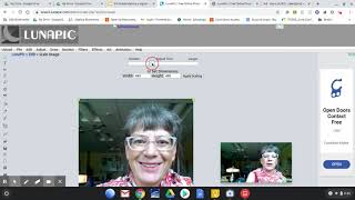 Editing a Selfie Using LunaPic screenshot 5