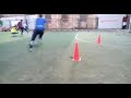 Super strength and flexibility at the same time and a high concentration in goalkeeper training