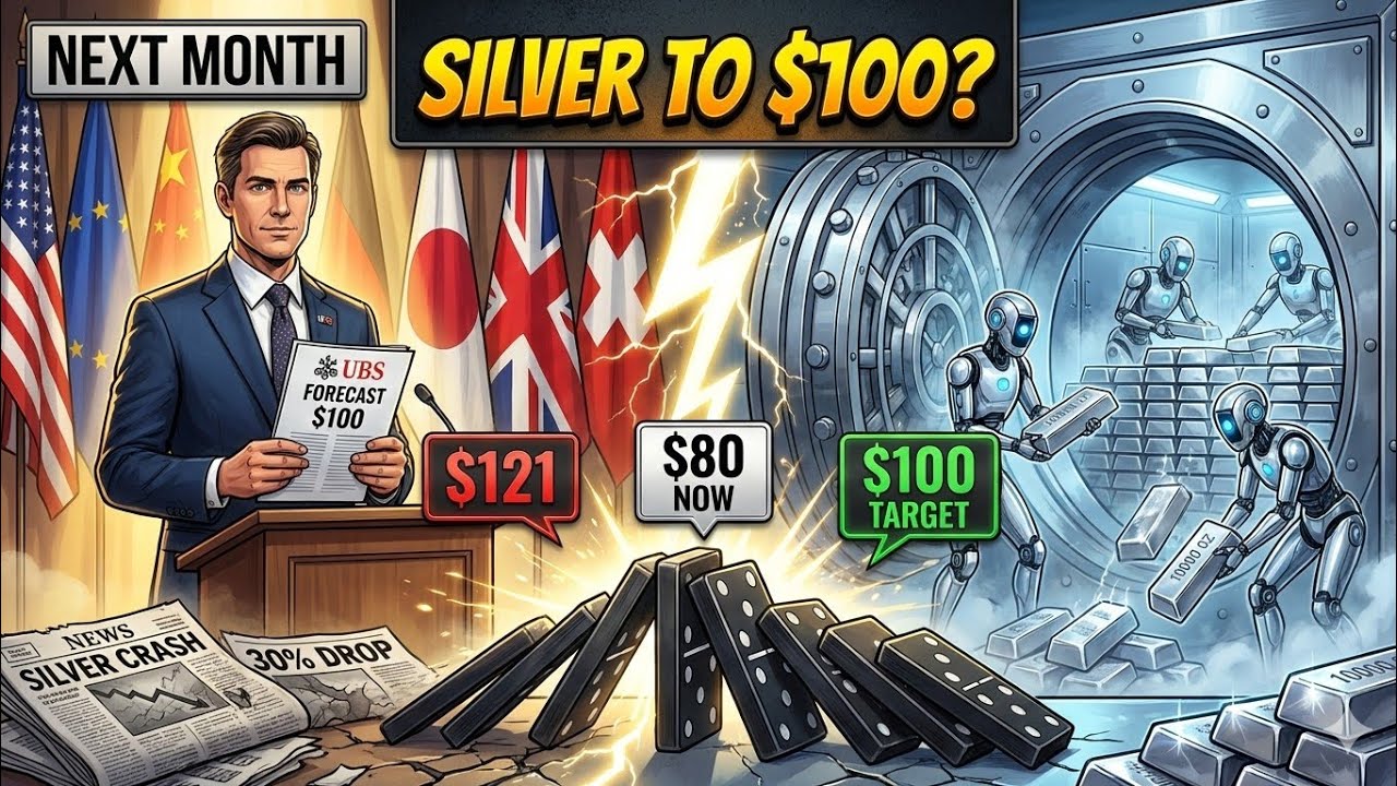 Silver to $100? UBS's Bold Prediction After 30% Crash Explained