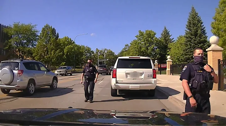 News  Moorhead police dash cam of officer Kaden Ol...