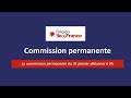 En direct  commission permanente du 31 janvier 2024