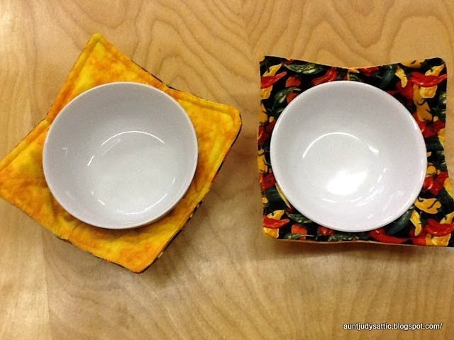 Microwave Bowl Cozies Sewing Pattern