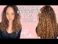Hair Extensions for Curly Hair pt.2 | How to Style Bebonia Curly Hair Extensions