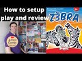 How to play z3bra card game amassgames setup review amigo nimmt take that board game boardgame