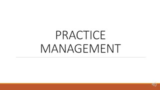 Practice Management