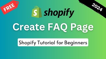 How To Create Faq Page On Shopify In 2025 ✅ Shopify Tutorial For Beginners