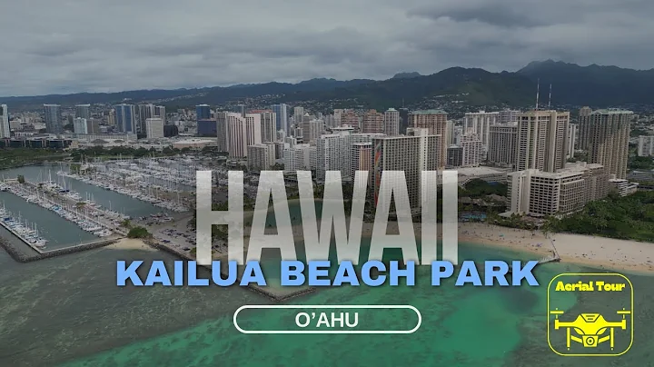 Hawaii’s Kailua Beach Park Aerial Views in 4K