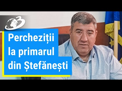 Percheziții la casa primarului din Ștefănești. Acesta ar fi implicat într-un dosar pentru viol