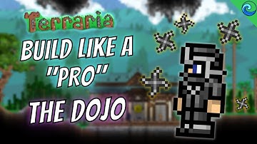 Building a custom DOJO in Terraria!  || Terraria 1.4 Speedbuild || Awesome Terraria Builds