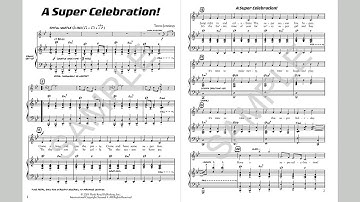 A Super Celebration - MusicK8.com Singles Reproducible Kit