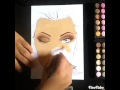 Face chart - croqui