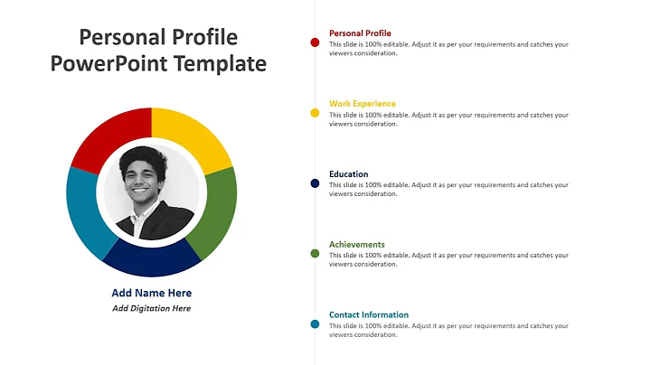 Personal Profile PowerPoint Template | Kridha Graphics