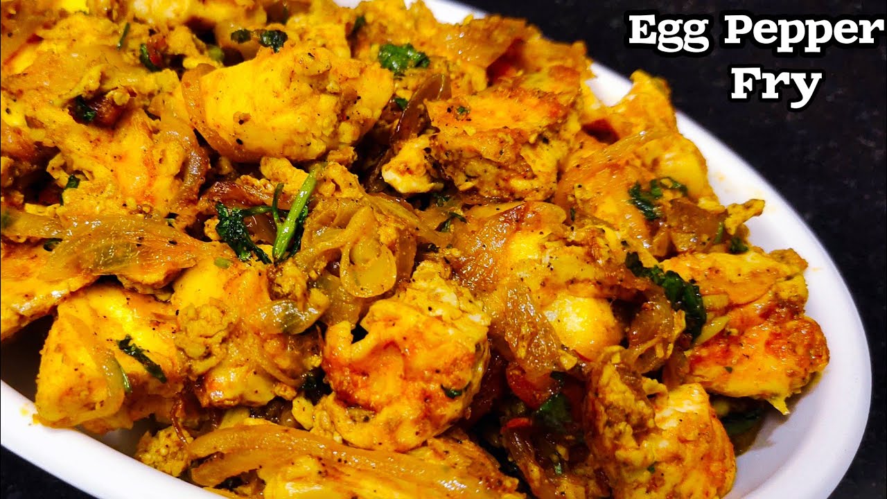முட்டை மிளகு வறுவல்! சுவையா இப்படி செய்ங்க Egg Pepper Fry Masala