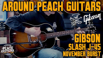 Around Peach Guitars - Gibson Slash J-45 November Burst