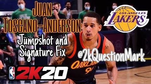 Juan Toscano-Anderson Jumpshot and Signature Fix Nba 2k20 Mobile @2kQuestionMark